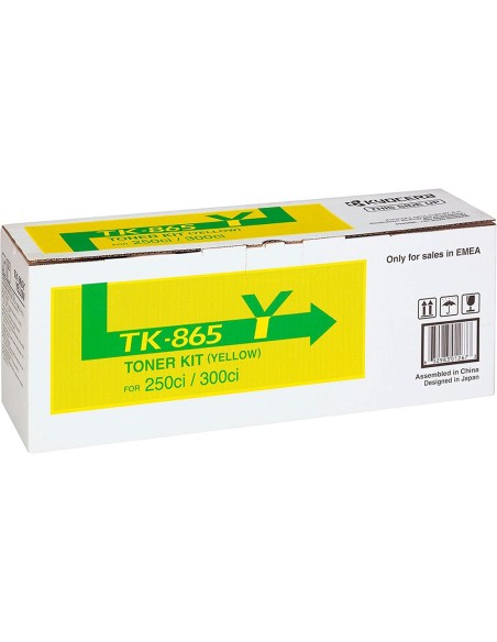 Toner tk865y kyocera -mita copiadora amarillo...