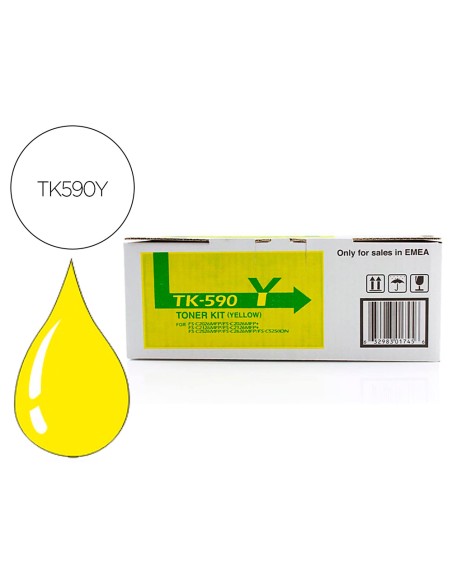 Toner kyocera -mita amarillo tk590y