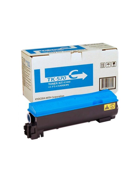 Toner kyocera laser tk570c para fs-5400 cian