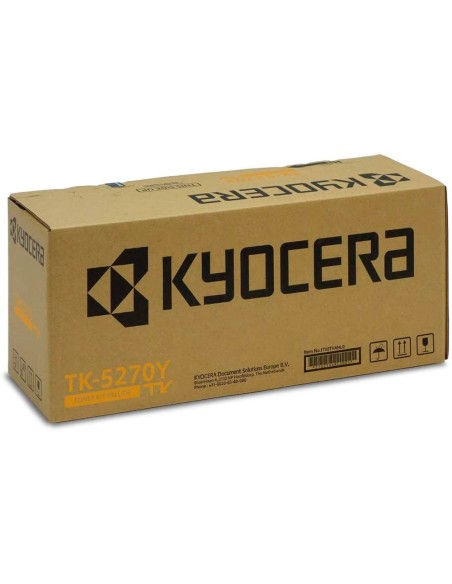 Toner kyocera tk5270y amarillo para ecosys...