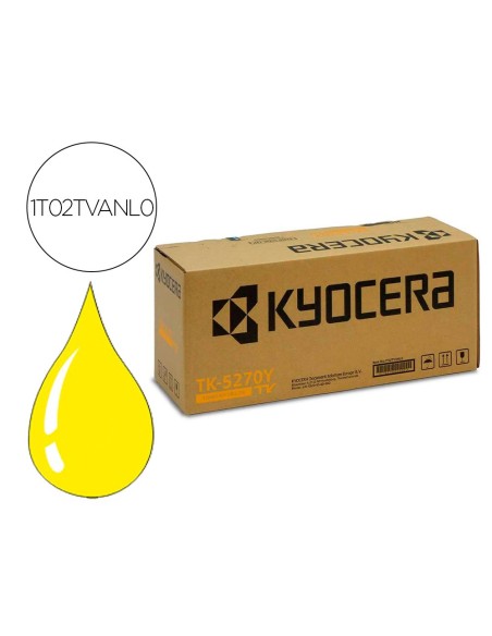 Toner kyocera tk5270y amarillo para ecosys...