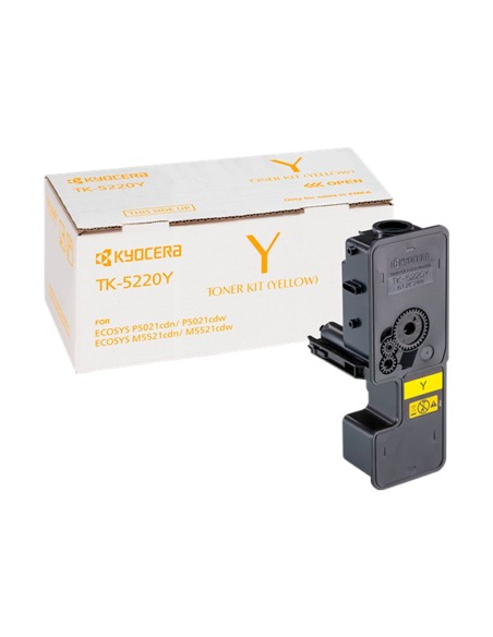 Toner kyocera mita tk-5220y amarillo ecosys...