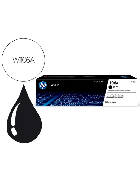 Toner hp laser 107a/w, mfp 135anegro 106a