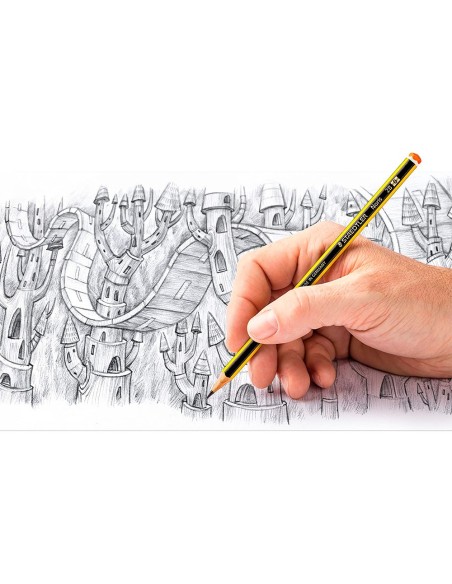Lapices de grafito staedtler noris n.2 hb...