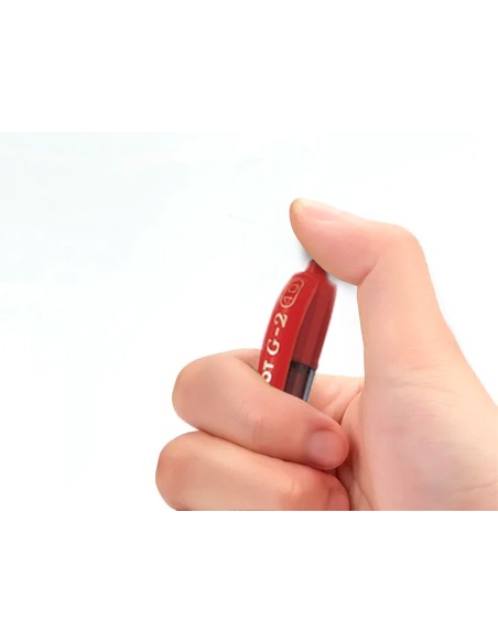 Boligrafo pilot g-2 rojo tinta gel retractil sujecion de caucho en blister