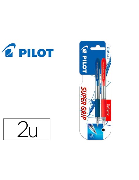 Boligrafo pilot super grip retractil sujecion...