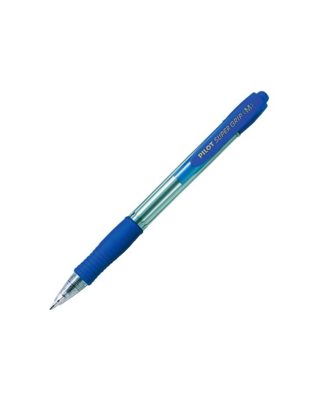 Boligrafo pilot super grip azul retractil...