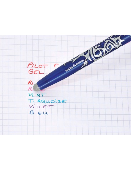 Boligrafo pilot frixion ball borrable 0,7 mm punta media azul en blister