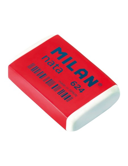 Goma de borrar milan nata 624 blister de 4...