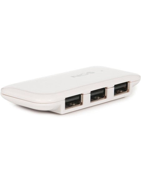 Hub usb 2.0 ngs ihub con 4 puertos color blanco