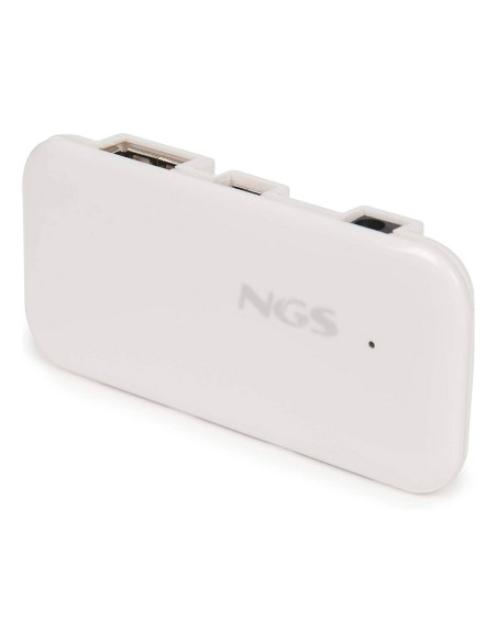 Hub usb 2.0 ngs ihub con 4 puertos color blanco