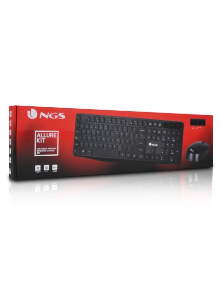 Set teclado y raton ngs allure multimedia...