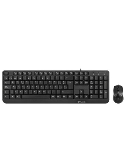 Set teclado y raton con cable ngs cocoa usb...