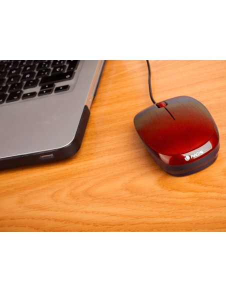 Raton ngs wired flame optico con cable 1000 dpi...