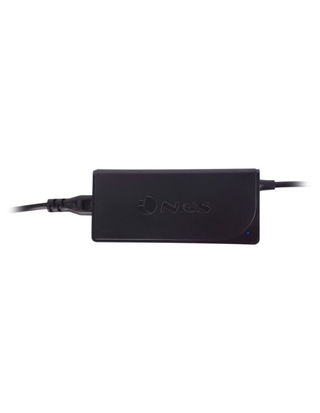 Adaptador de corriente ngs automatic 90w con 9 adaptadores y salida usb 2a