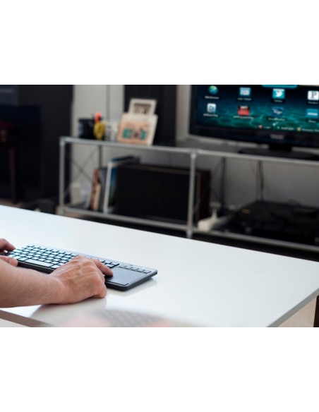 Teclado ngs warrior inalambrico touch pad con...