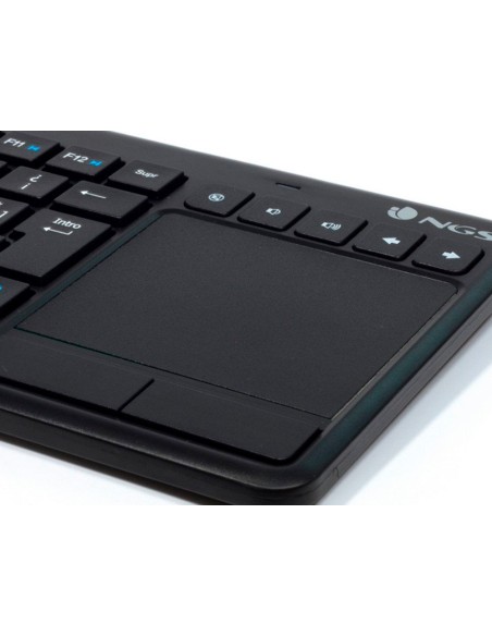 Teclado ngs warrior inalambrico touch pad con...