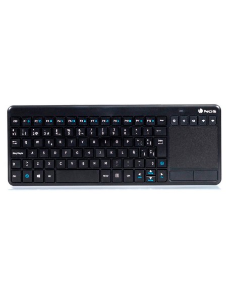 Teclado ngs warrior inalambrico touch pad con...