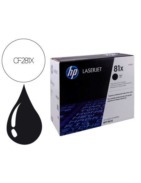 Toner hp cf281x negro /15.000 paginas/m605 m606 m630