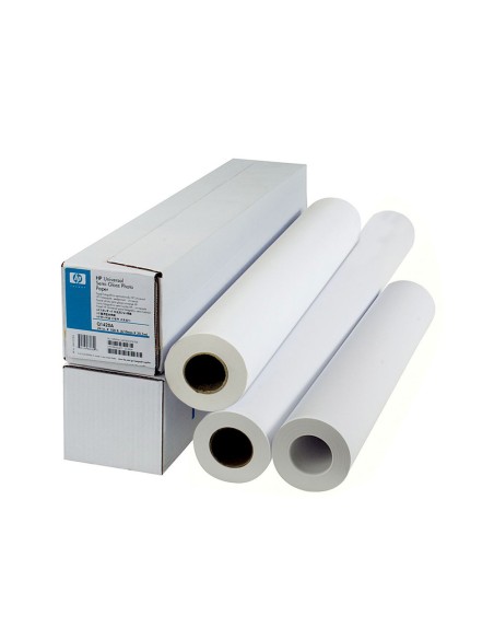 Papel fotografico hp everyday blanco satinado 235g/m2 ink-jet 106,7 cm x 30,5 mt