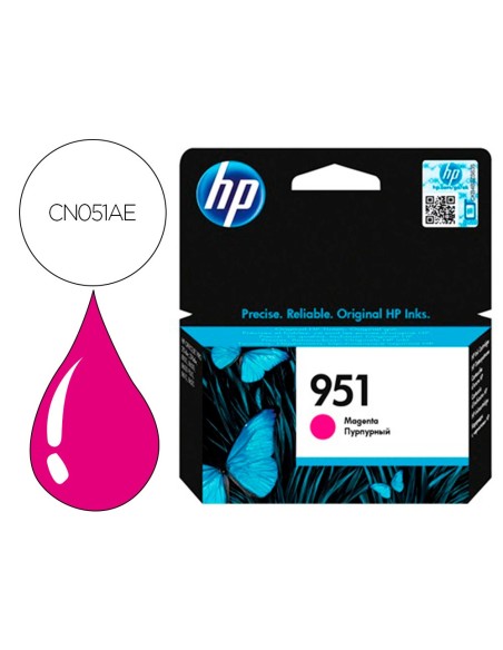 Ink-jet hp inyeccion magenta n 951/aprox. 700 p...