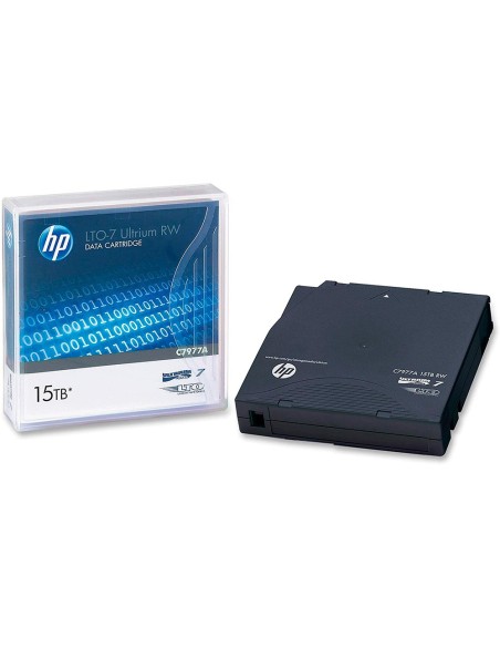 Cinta datos hp lto ultrium 7 supl 15 tb rw/1000...