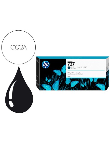 Ink-jet hp designjet t920/t1500 n 727 negro...