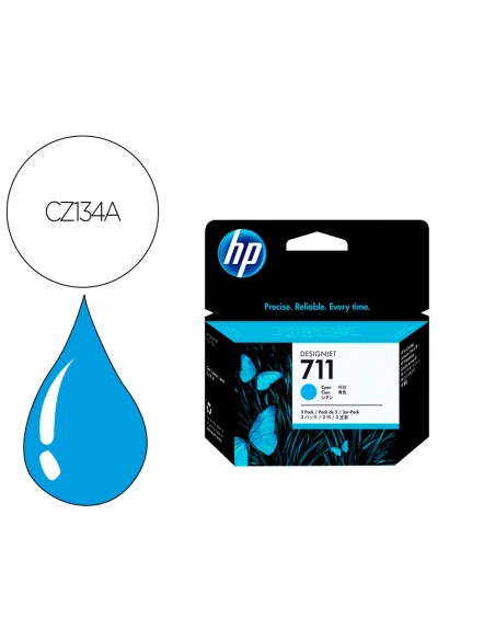 Ink-jet hp designjet t120/t520 cian n 711 pack...