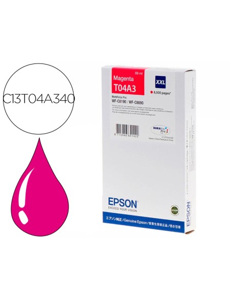Ink-jet epson wf-c8190 / wf-c8690 xxl magenta