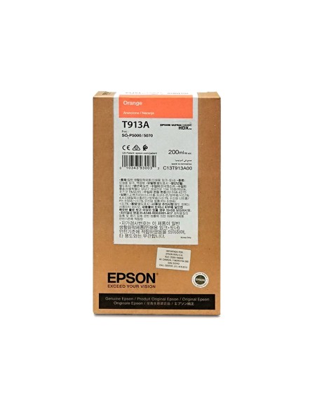 Ink-jet epson t913a orange ink 200ml