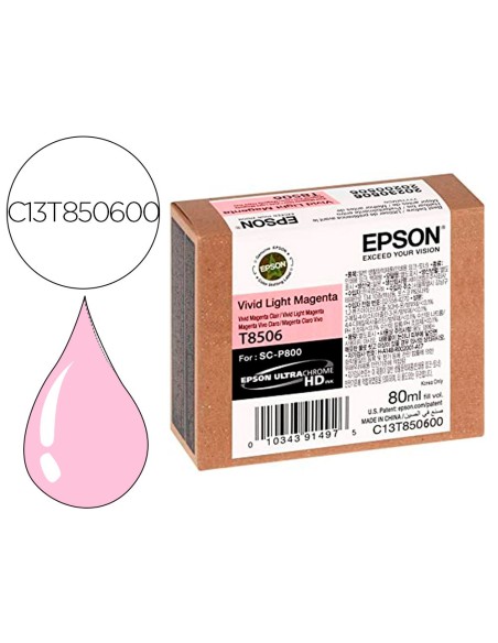 Ink-jet epson surecolor sc-p800 magenta claro