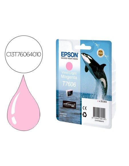 Ink-jet epson surecolor sc-p600 magenta vivo claro